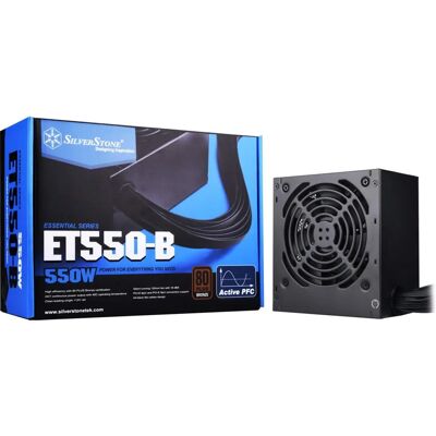 Fuente de alimentación Silverstone ET550-B v1.2 550W - Power Supply / PSU Fuente de alimentación Silverstone ET550-B v1.2 550W - Power Supply / PSU