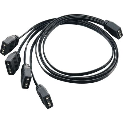 Silverstone CPL03 0,3m ARGB splitterkabel Silverstone CPL03 0,3m ARGB splitterkabel