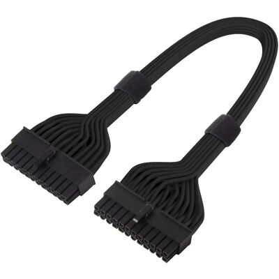 Silverstone 24 Pin ATX Tápkábel - 350mm - Fekete Silverstone 24 Pin ATX Tápkábel - 350mm - Fekete