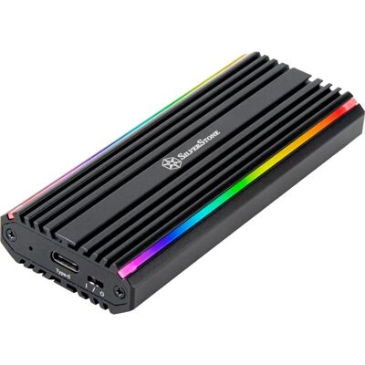 Silverstone MS13 SSD-behuizing - Zwart Silverstone MS13 SSD-behuizing - Zwart