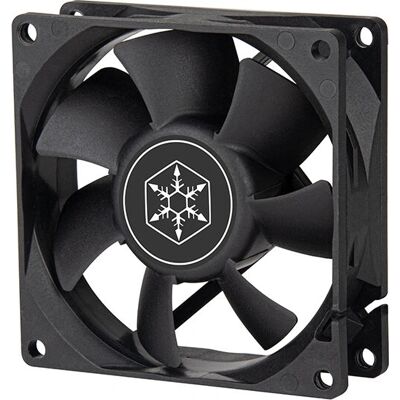 Silverstone SST-FN80B - Hochleistungs-80mm-Lüfter, Schwarz Silverstone SST-FN80B - Hochleistungs-80mm-Lüfter, Schwarz