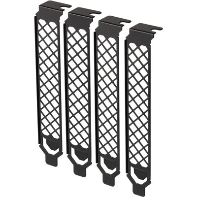 Silverstone SST-Aeroslots-2B - PCI foglalat takarók - 4 db - fekete - Számítógép kiegészítő Silverstone SST-Aeroslots-2B - PCI foglalat takarók - 4 db - fekete - Számítógép kiegészítő