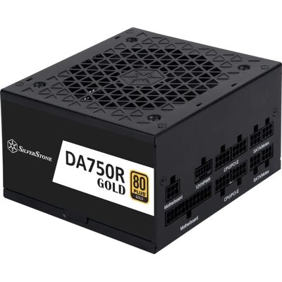 Silverstone DA750R-GMA Strömförsörjning - 750W, Svart, ATX 3.0 Silverstone DA750R-GMA Strömförsörjning - 750W, Svart, ATX 3.0