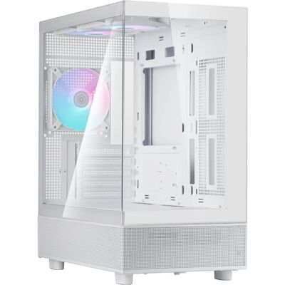 Obudowa PC Micro-ATX Lucid z widokiem 270° - Obudowa komputerowa Obudowa PC Micro-ATX Lucid z widokiem 270° - Obudowa komputerowa