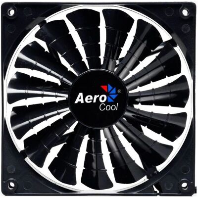 Aerocool Shark Ventilateur 12cm Noir - Ventilateur PC - Publicité Aerocool Shark Ventilateur 12cm Noir - Ventilateur PC - Publicité