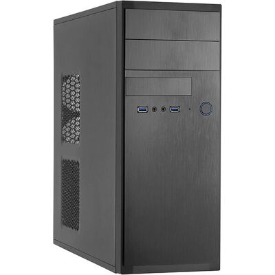Chieftec HQ-01B - Miditower - ATX - Uden strømforsyning - Sort - USB/Audio Chieftec HQ-01B - Miditower - ATX - Uden strømforsyning - Sort - USB/Audio