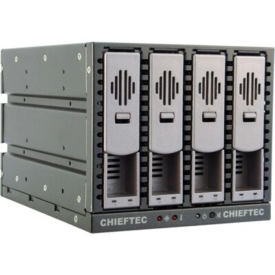 Chieftec SST-3141SAS Laufwerksschacht - Schwarz, Silber Chieftec SST-3141SAS Laufwerksschacht - Schwarz, Silber