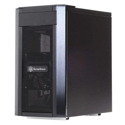 Silverstone SST-SG03B Caja PC mini-torre - Negro - Soporta Ventiladores y Bahías Silverstone SST-SG03B Caja PC mini-torre - Negro - Soporta Ventiladores y Bahías