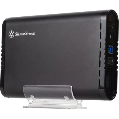 Silverstone Sst-TS07B - Custodia esterna per hard disk - Nero Silverstone Sst-TS07B - Custodia esterna per hard disk - Nero