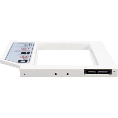 Adattatore di archiviazione Silverstone TS08 - Compatibile con alloggi ODD da 9,5 mm Adattatore di archiviazione Silverstone TS08 - Compatibile con alloggi ODD da 9,5 mm
