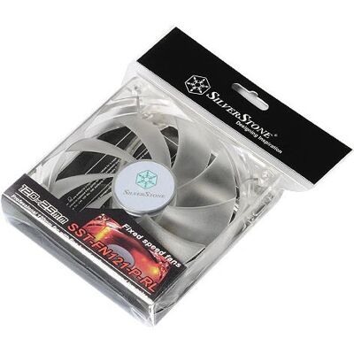 Silverstone FN121-P-RL Ventilador para gabinete de PC - 12cm Transparente Silverstone FN121-P-RL Ventilador para gabinete de PC - 12cm Transparente