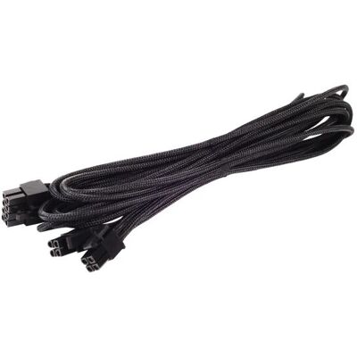 Silverstone EPS55 Cabo de Alimentação - 55cm Preto Silverstone EPS55 Cabo de Alimentação - 55cm Preto