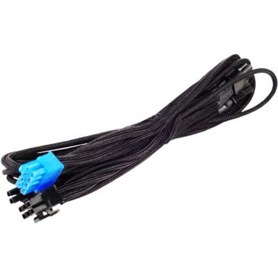 Cabo de alimentação Silverstone PP06B-2PCIE70 para fontes modulares - Preto Cabo de alimentação Silverstone PP06B-2PCIE70 para fontes modulares - Preto