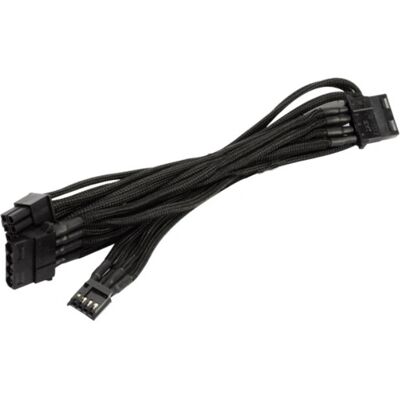 Silverstone Voedingskabel - Modulaire 4-Pin, Zwart - voor SilverStone PSU's Silverstone Voedingskabel - Modulaire 4-Pin, Zwart - voor SilverStone PSU's