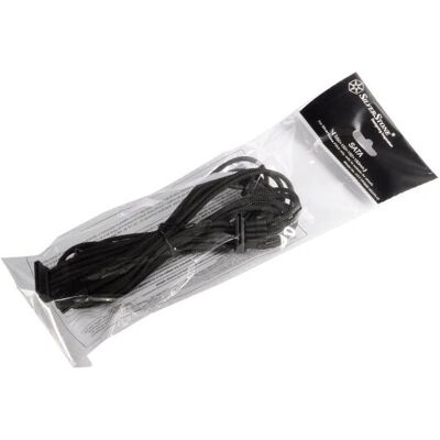 Silverstone SATA-Kabel für modulare Netzteile - Schwarz 0,55m Silverstone SATA-Kabel für modulare Netzteile - Schwarz 0,55m