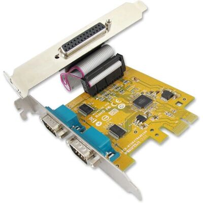 Sunix MIO6479A PCIe 2-port seriell RS-232 och 1-port parallell IEEE1284 interfacekort - Interfacekort Sunix MIO6479A PCIe 2-port seriell RS-232 och 1-port parallell IEEE1284 interfacekort - Interfacekort