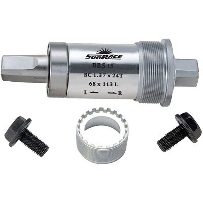 SunRace BBS18 Mozzo quadrato - BSA 68 mm, asse 122 mm SunRace BBS18 Mozzo quadrato - BSA 68 mm, asse 122 mm