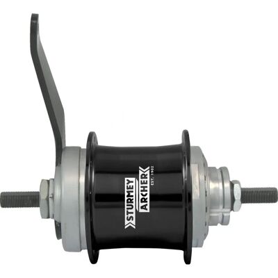 Sturmey Archer S2C Achterwiel - 2 Versnellingen Aluminium Zwart Sturmey Archer S2C Achterwiel - 2 Versnellingen Aluminium Zwart