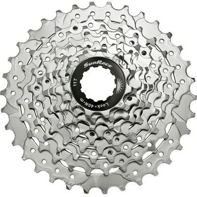SunRace M96 Kaseta Nikiel 9 Biegów - 11-34 - MTB SunRace M96 Kaseta Nikiel 9 Biegów - 11-34 - MTB