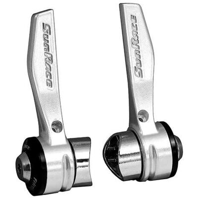 Palancas de cambio de bicicleta SunRace 3x6V - Plata Palancas de cambio de bicicleta SunRace 3x6V - Plata