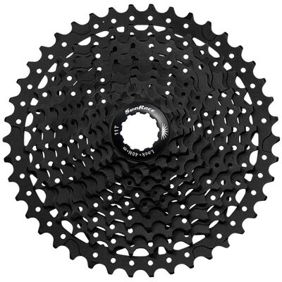 SunRace MS3 Cassette - 10-Speed - Black - Cassette SunRace MS3 Cassette - 10-Speed - Black - Cassette