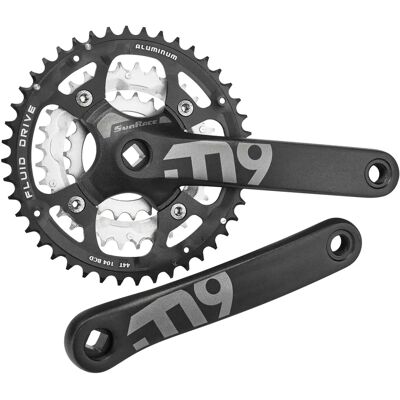 SunRace M914 Triple Chainset - 9 Speed - Black - Bike Component SunRace M914 Triple Chainset - 9 Speed - Black - Bike Component