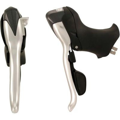 Leve freno e cambio in alluminio per bici da strada - 418g Leve freno e cambio in alluminio per bici da strada - 418g