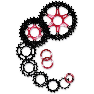 SunRace CSMX0 10-Speed MTB Cassette - Zwart - 11-36t SunRace CSMX0 10-Speed MTB Cassette - Zwart - 11-36t