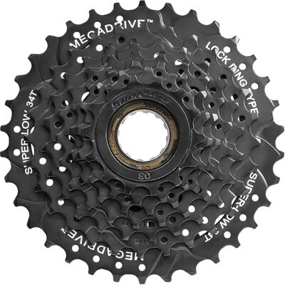 SunRace MFM300 - Cassete 7 velocidades 14-34T - Preto - MTB SunRace MFM300 - Cassete 7 velocidades 14-34T - Preto - MTB
