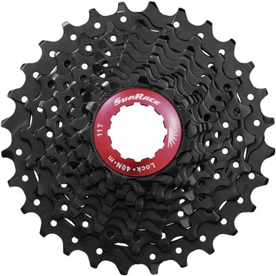 Sunrace CSRX0 10-växlad kassett - 11-25T, Svart, Lätt Sunrace CSRX0 10-växlad kassett - 11-25T, Svart, Lätt