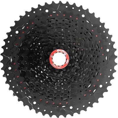 SunRace CSMZ91X - 12-Gang MTB-Kassette - Schwarz/Rot SunRace CSMZ91X - 12-Gang MTB-Kassette - Schwarz/Rot