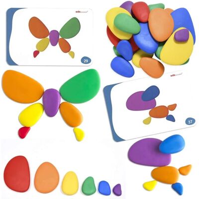 LatestBuy Entertainment Unlimited EDX Rainbow Pebbles Activiteiten Set - Educatief Speelgoed LatestBuy Entertainment Unlimited EDX Rainbow Pebbles Activiteiten Set - Educatief Speelgoed