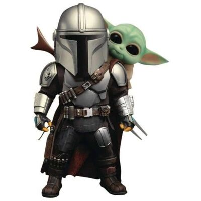 Beast Kingdom Star Wars Mandalorian Egg Attack Actionfigur - Mando & Baby Yoda Beast Kingdom Star Wars Mandalorian Egg Attack Actionfigur - Mando & Baby Yoda