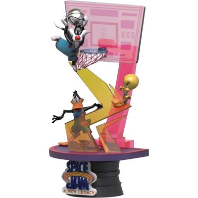 Statua da collezione Beast Kingdom Space Jam D-Stage Sylvester Tweety Daffy Statua da collezione Beast Kingdom Space Jam D-Stage Sylvester Tweety Daffy