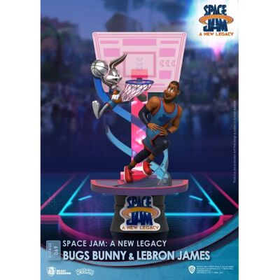 Beast Kingdom Bugs Bunny LeBron James PVC Diorama - Seria Space Jam Beast Kingdom Bugs Bunny LeBron James PVC Diorama - Seria Space Jam
