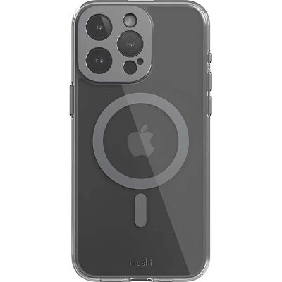 Funda Moshi iGlaze MagSafe para iPhone 15 Pro Max - Gris Meteórico Funda Moshi iGlaze MagSafe para iPhone 15 Pro Max - Gris Meteórico