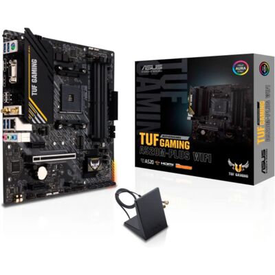 Płyta główna ASUS TUF GAMING A520M-PLUS WIFI - Micro ATX - AMD A520 - Gaming Płyta główna ASUS TUF GAMING A520M-PLUS WIFI - Micro ATX - AMD A520 - Gaming