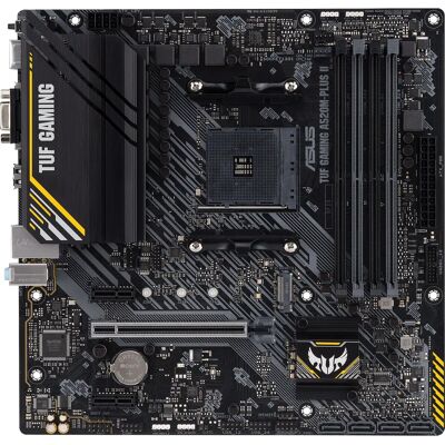 ASUS TUF Gaming A520M-Plus II - Płyta główna - Czarna ASUS TUF Gaming A520M-Plus II - Płyta główna - Czarna
