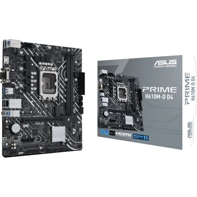 Placa-mãe ASUS Prime H610M-D D4 - Micro ATX Placa-mãe ASUS Prime H610M-D D4 - Micro ATX