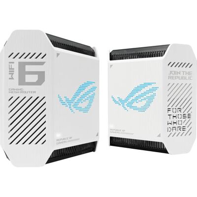 System Wi-Fi 6 tri-banda ASUS ROG Rapture GT6 - Biały System Wi-Fi 6 tri-banda ASUS ROG Rapture GT6 - Biały