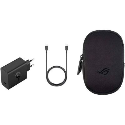 Asus 65W Oplader & USB-C Kabel - Quick Charge 5.0, PD 3.0 - Zwart Asus 65W Oplader & USB-C Kabel - Quick Charge 5.0, PD 3.0 - Zwart