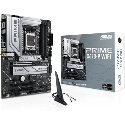 Carte mère ASUS Prime X670-P WIFI - DDR5, ATX, Socket AM5 - Publicité Carte mère ASUS Prime X670-P WIFI - DDR5, ATX, Socket AM5 - Publicité