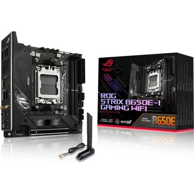 Asus ROG STRIX B650E-I Gaming WIFI - Motherboard - Mini ITX - Socket AM5 Asus ROG STRIX B650E-I Gaming WIFI - Motherboard - Mini ITX - Socket AM5