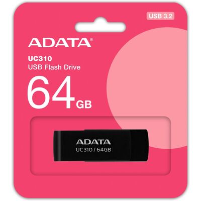 ADATA UC310 64GB USB-tikku - Kääntyvä, pölytiivis ADATA UC310 64GB USB-tikku - Kääntyvä, pölytiivis