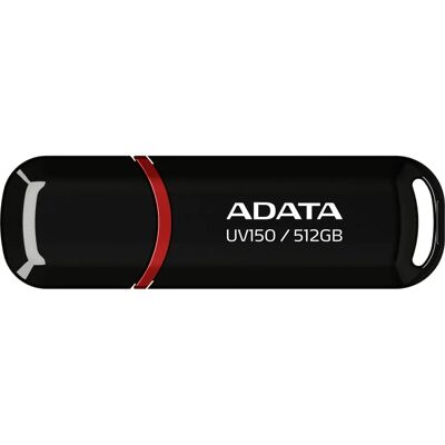 ADATA UV150 512GB USB 3.2 - Musta & Punainen ADATA UV150 512GB USB 3.2 - Musta & Punainen