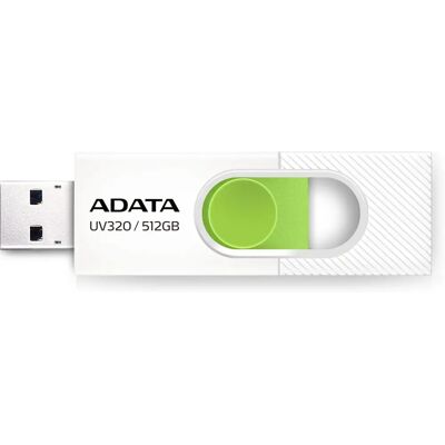 Pendrive USB UV320 512GB ADATA - Zielony/Biały - USB 3.2 Gen 1 Pendrive USB UV320 512GB ADATA - Zielony/Biały - USB 3.2 Gen 1