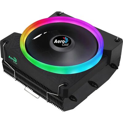 Aerocool Cylon 3H Prozessor Kühlkörper - Schwarz - 12cm - PWM RGB Aerocool Cylon 3H Prozessor Kühlkörper - Schwarz - 12cm - PWM RGB