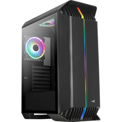 Aerocool Gladiator Duo Gaming-Gehäuse - Schwarz Aerocool Gladiator Duo Gaming-Gehäuse - Schwarz