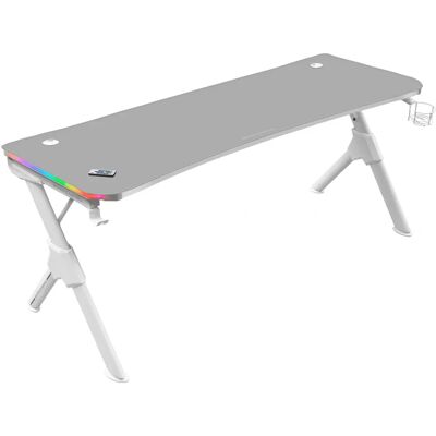 Mars Gaming MGDXLRGBW Weiß Stahl RGB Gaming Schreibtisch - Computer Schreibtisch Mars Gaming MGDXLRGBW Weiß Stahl RGB Gaming Schreibtisch - Computer Schreibtisch
