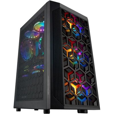 Caja de Ordenador Mars Gaming MCMESH - Malla 360° - Ventiladores RGB - Micro-ATX - Soporta Refrigeración Líquida Caja de Ordenador Mars Gaming MCMESH - Malla 360° - Ventiladores RGB - Micro-ATX - Soporta Refrigeración Líquida